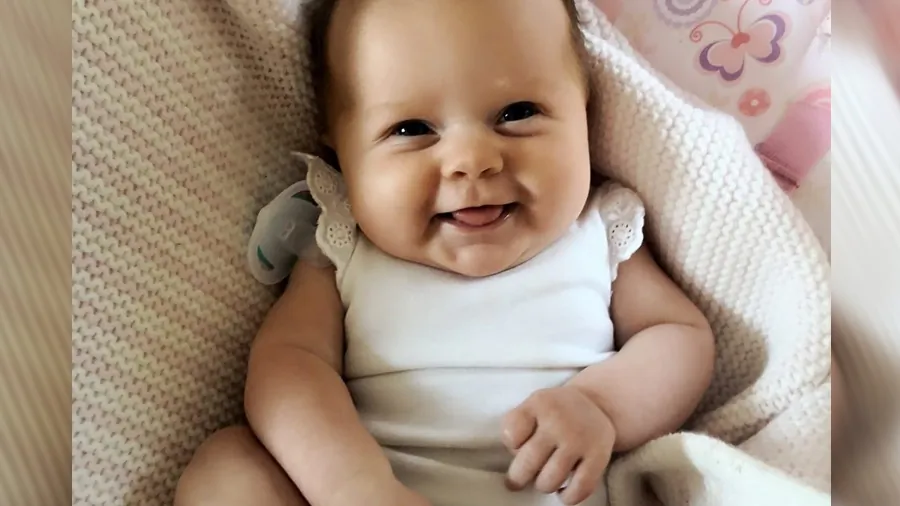 A picture of 13-week-old, Fleur Dulice Edwards shared on GoFundMe. (Georgia Lock/GoFundMe)