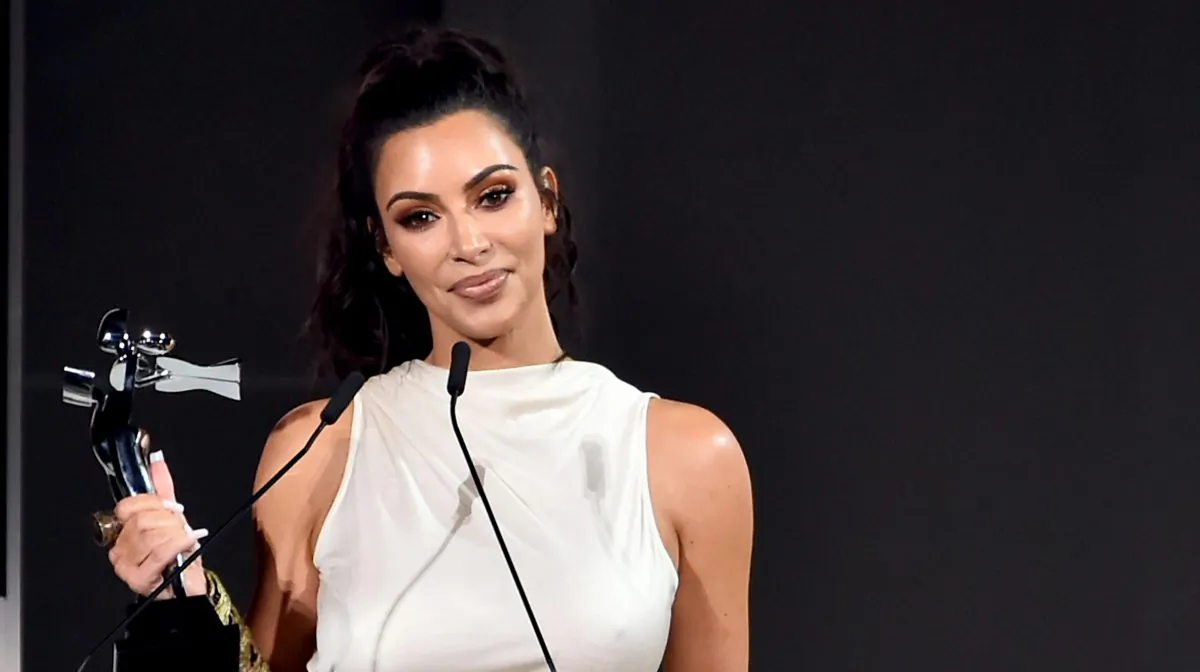 Kim Kardashian West accepts the 2018 CFDA Influencer Award onstage during the 2018 CFDA Fashion Awards, New York, Jun 4, 2018. (Theo Wargo/Getty Images)