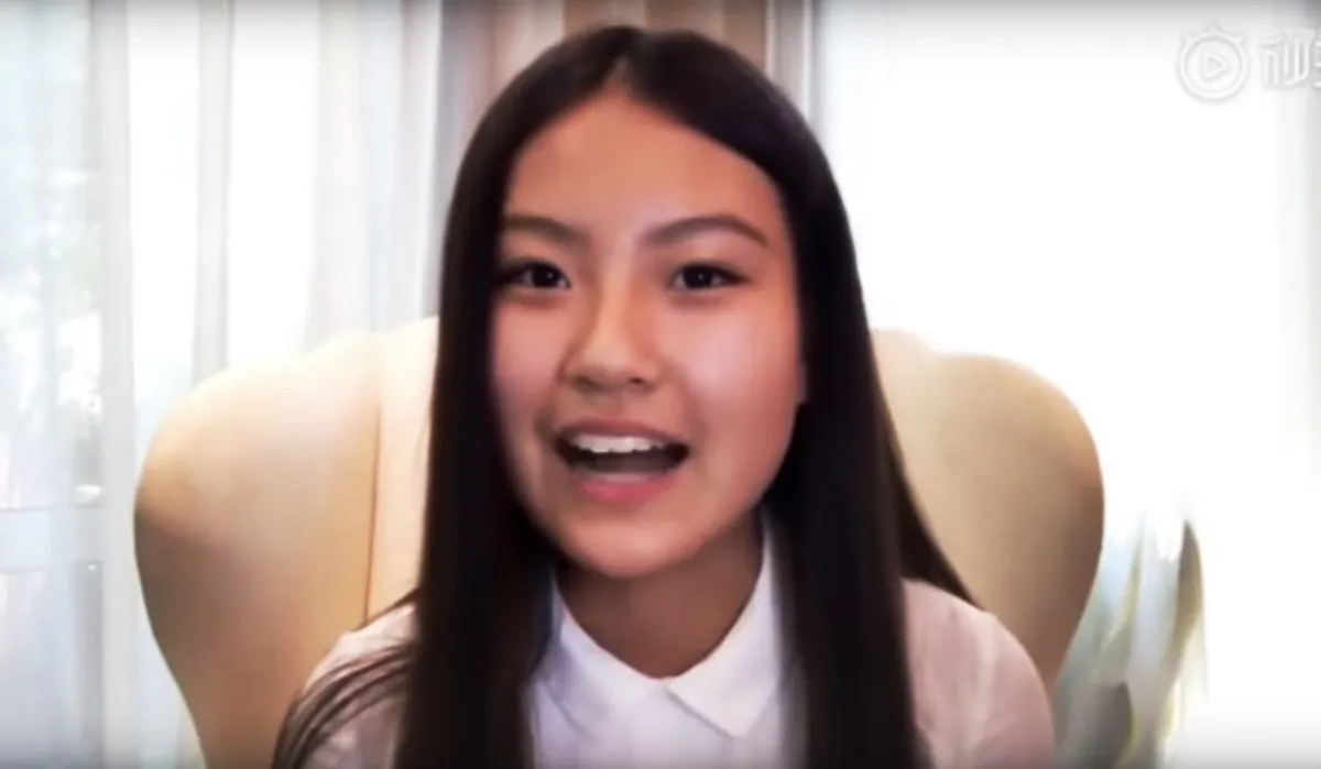 Yusi Zhao Molly shot a video and said she received an offer from Stanford University because she had a good score by hard working in 2017. (Youtube Screenshot)