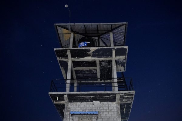 watchtower is seen at Islamist training camp in Sri Lanka
