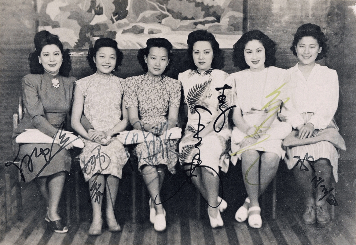Six of China’s seven most renowned female singers of the 1940s. 
