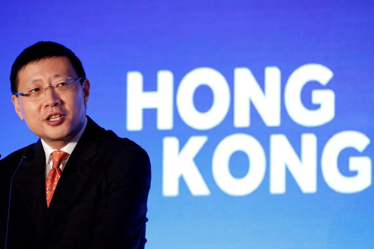 Sequoia Capital China founder Neil Shen speaks at an event of tech incubator Hong Kong X in Hong Kong on Sept. 11, 2017. (Bobby Yip/Reuters)