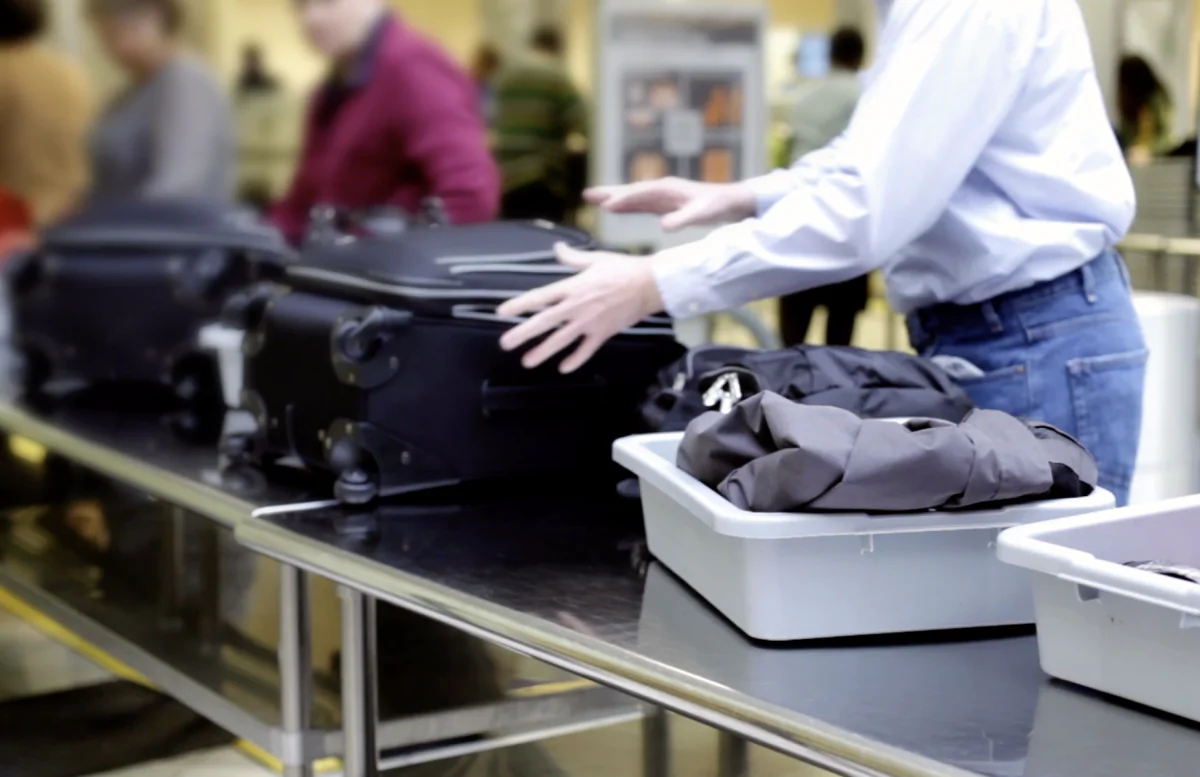 Airport security. (Stock images)