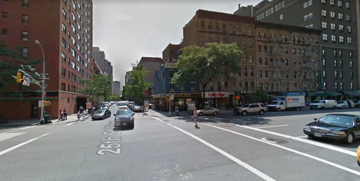 E. 25th St. near Third Ave. in Manhattan (Google Street View)