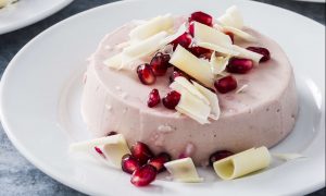 Pink Peppercorn-Pomegranate Panna Cotta