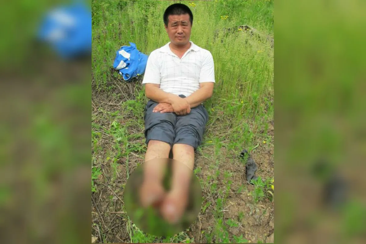 An undated photo of Wang Xinchun who had to have his feet amputated after being tortured by Chinese police in 2002. He died in China on April 23, 2019 after suffering years of torture and abuse at the hands of the Communist regime. (Minghui.org)