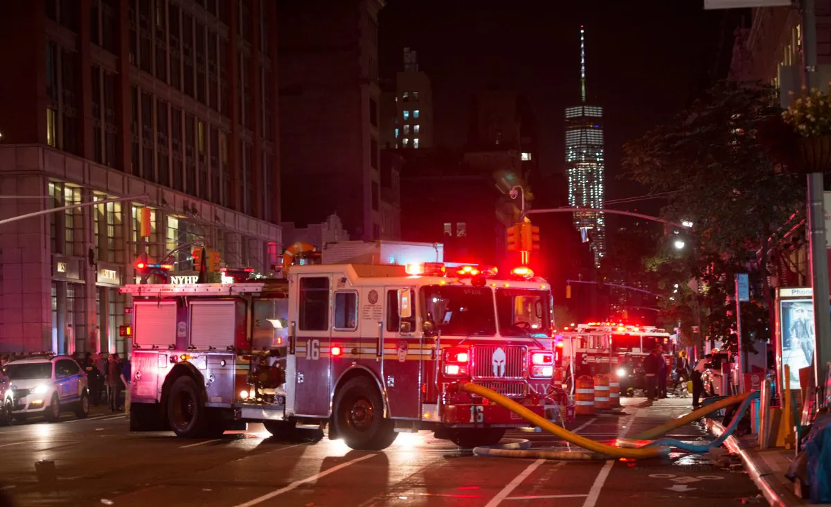 A fire truck in New York in a file photo. (Bryan R. Smith/AFP/Getty Images)