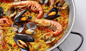 Paella Is Perfect for a Family Dinner on a Cold Day