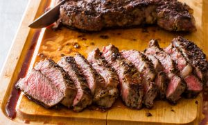 Spice-Crusted Rib-Eye Steaks