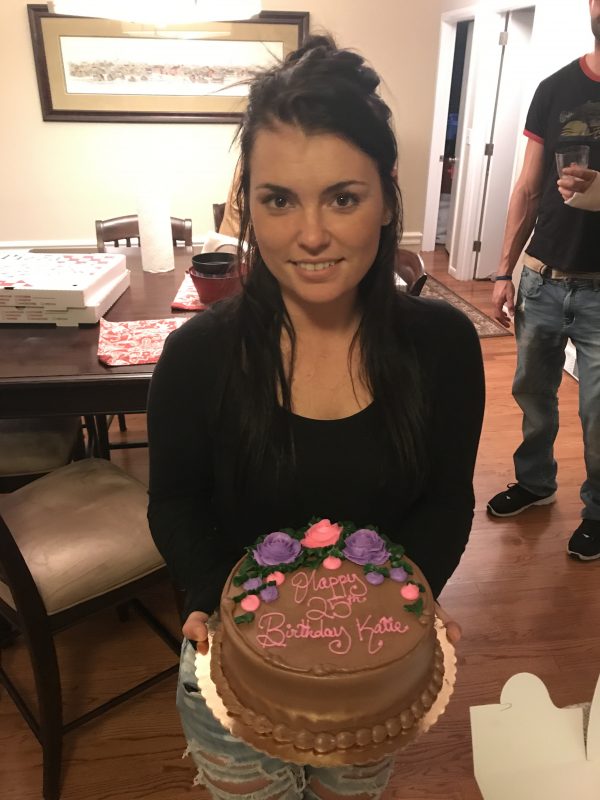Katie's at age 25