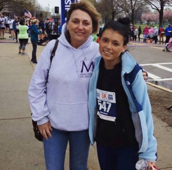 Katie and her mother