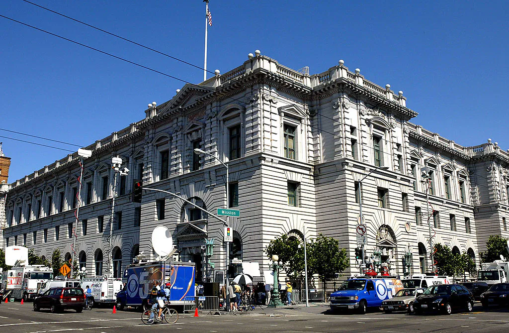 The Ninth Circuit Court of Appeals in San Francisco, California, on on Sept. 22, 2003. On May 7, 2019, the court ruled in favor of the Trump administration's Remain in Mexico policy. (Justin Sullivan/Getty Images)