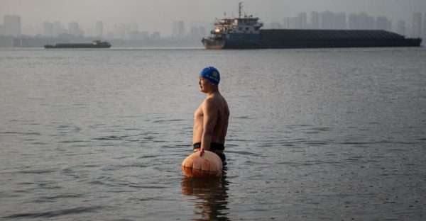 River swim commute