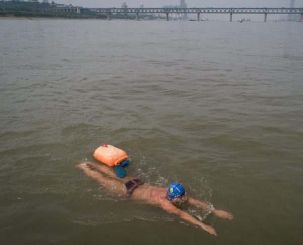 River swim commute