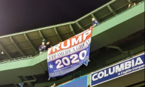 Trump Supporter Unfurls ‘Keep America Great’ Flag at Boston’s Fenway Park, but It Gets Quickly Ripped Down