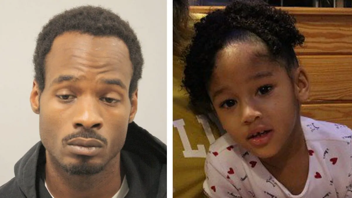 Derion Vence (L), the primary caregiver of Maleah Davis (R). (Houston Police Department)