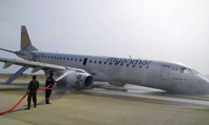 Myanmar Pilot Safely Lands Plane on Its Nose After Landing Gear Failure