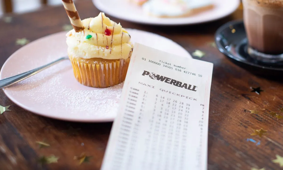A Powerball ticket image. (The Lott)