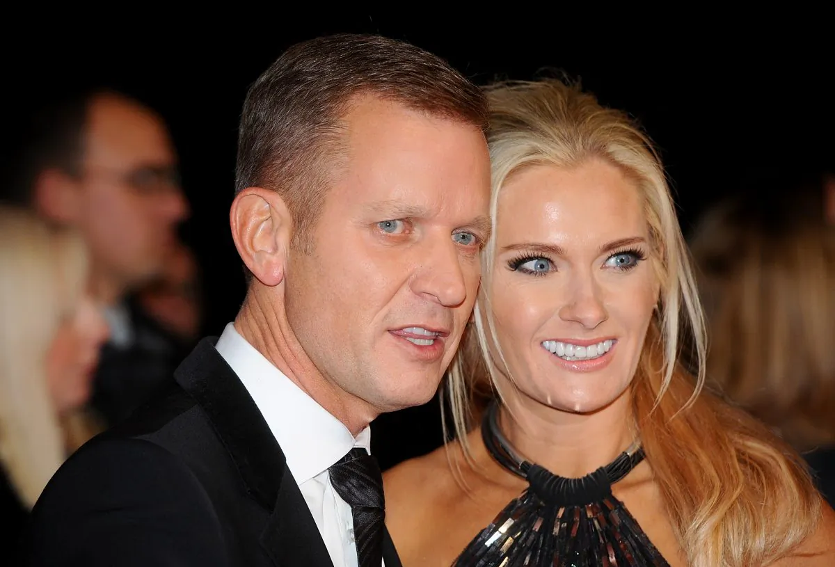 Jeremy Kyle (L) attends the National Television Awards at 02 Arena in London, England, on Jan. 21, 2015. (Anthony Harvey/Getty Images)