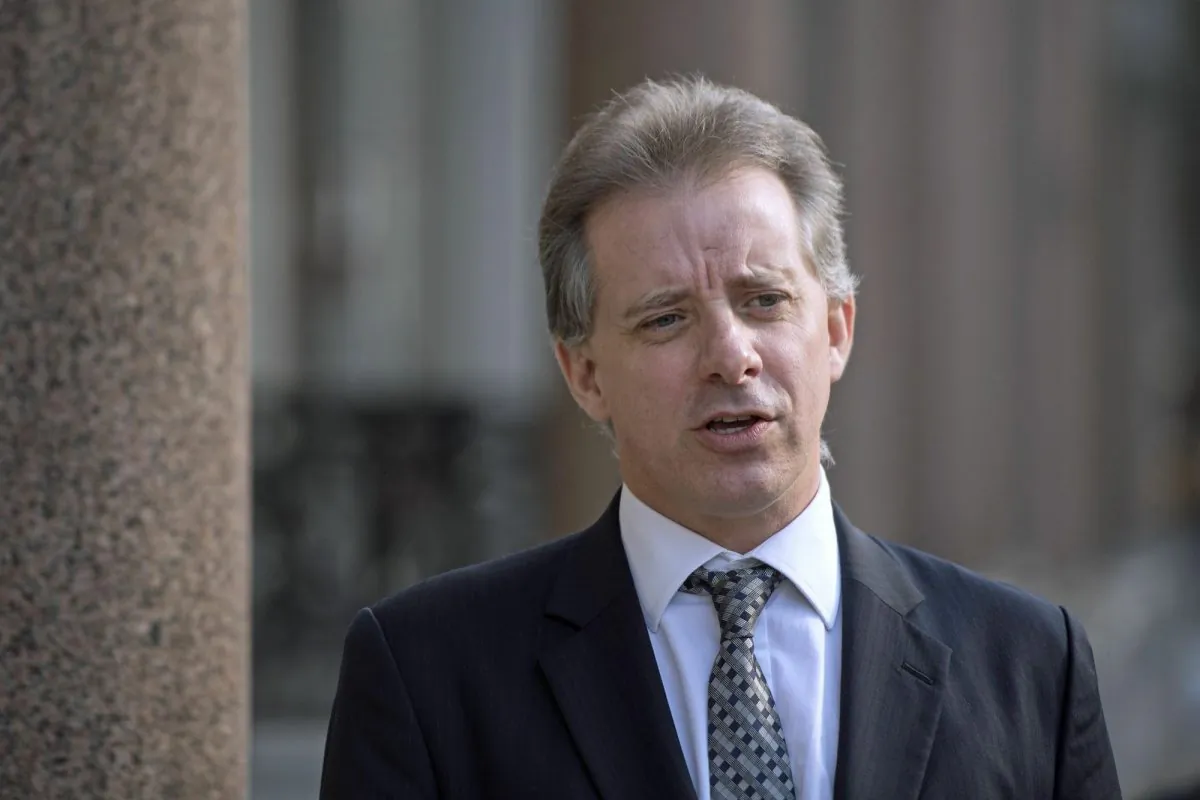 Christopher Steele, former British intelligence officer in London, UK, on March 7, 2017. (Victoria Jones/PA via AP)