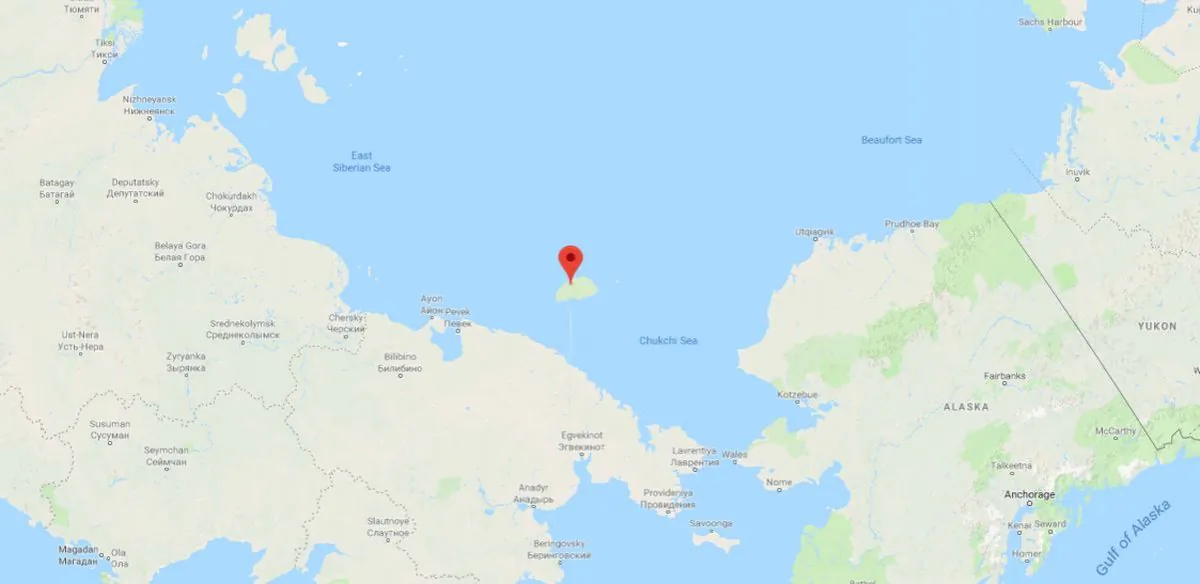 Wrangel Island (Google Maps)