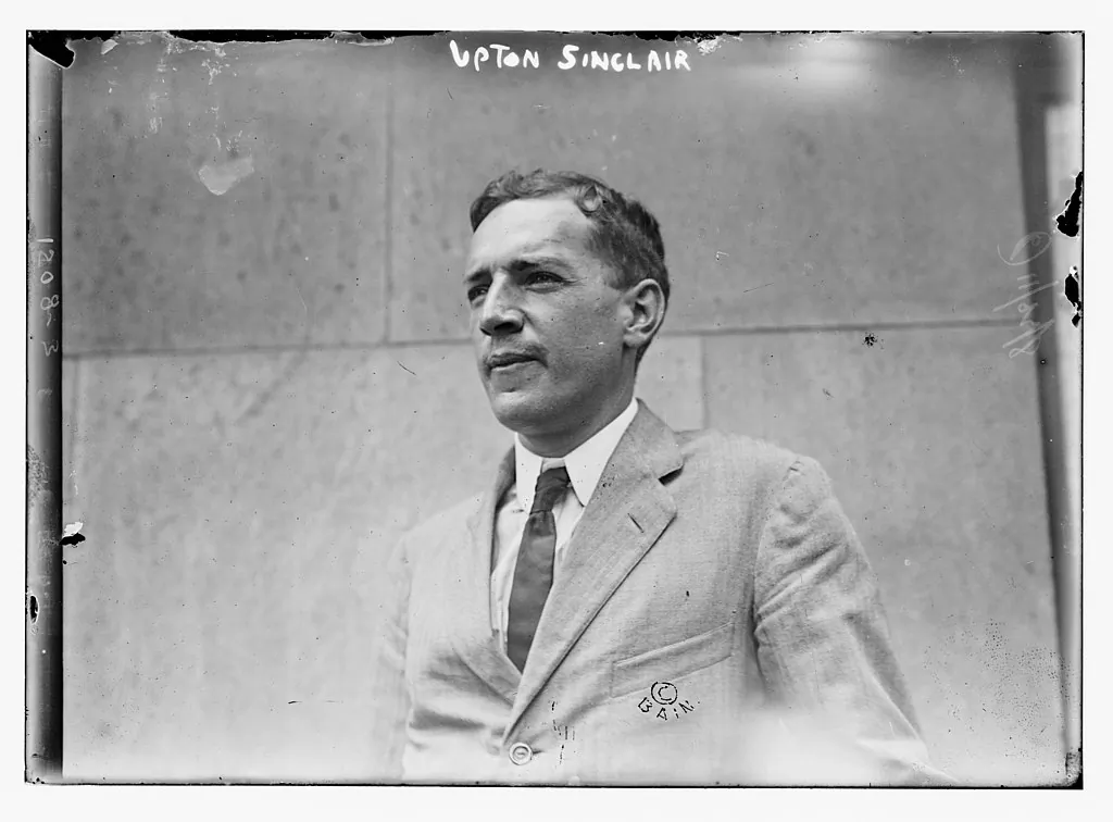 Upton Sinclair. Bain News Service, publisher [Public domain]
