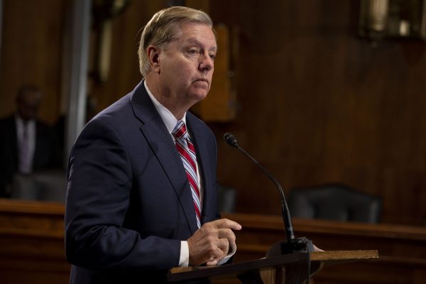 Sen. Lindsey Graham Holds A Press Conference On The Crisis At The Border