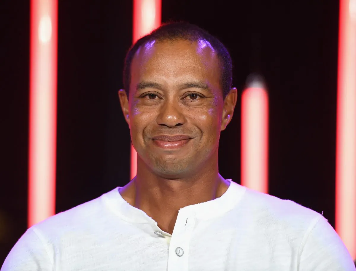Tiger Woods attends The Match: Tiger vs Phil VIP after party at Topgolf Las Vegas in Las Vegas, Nevada on Nov. 23, 2018. (Ethan Miller/Getty Images for The Match)