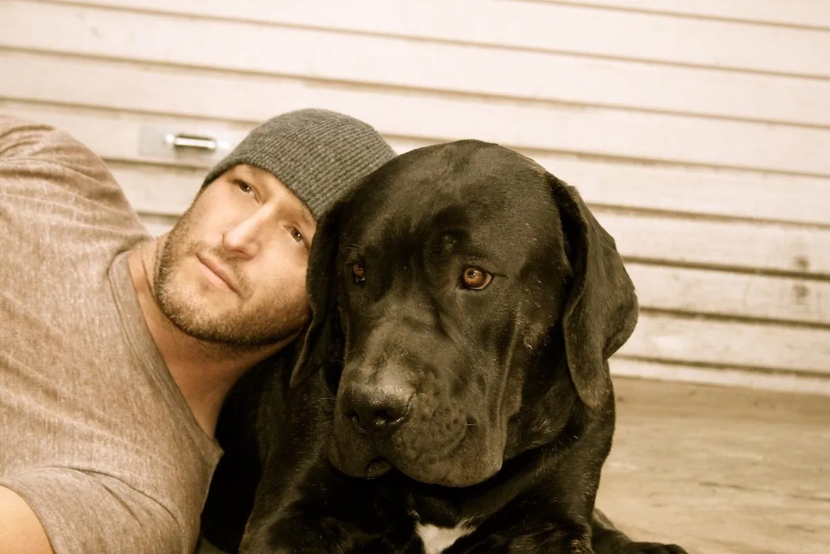 Kyle Schwab is a dog rescuer who takes in abused, neglected, ill, and abandoned dogs. (Courtesy of Kyle Schwab)