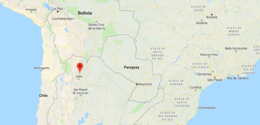 San Salvador de Jejuy, Argentina (Google Maps)