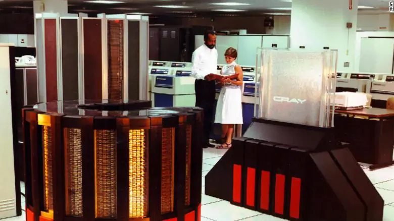 The Cray X-MP supercomputer. (CNN)