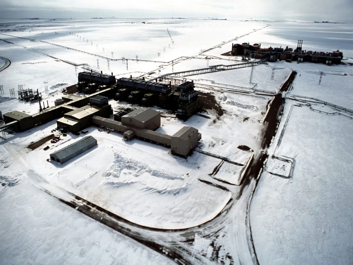 BP's Prudoe Bay oil field facility in Prudoe Bay, Alaska. (BP via Getty Images)