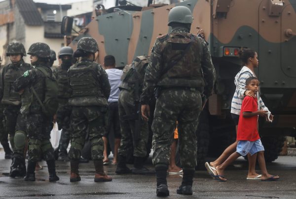 Brazilian Armed Forces Conduct Large Operation Against Rio Favela Gangs