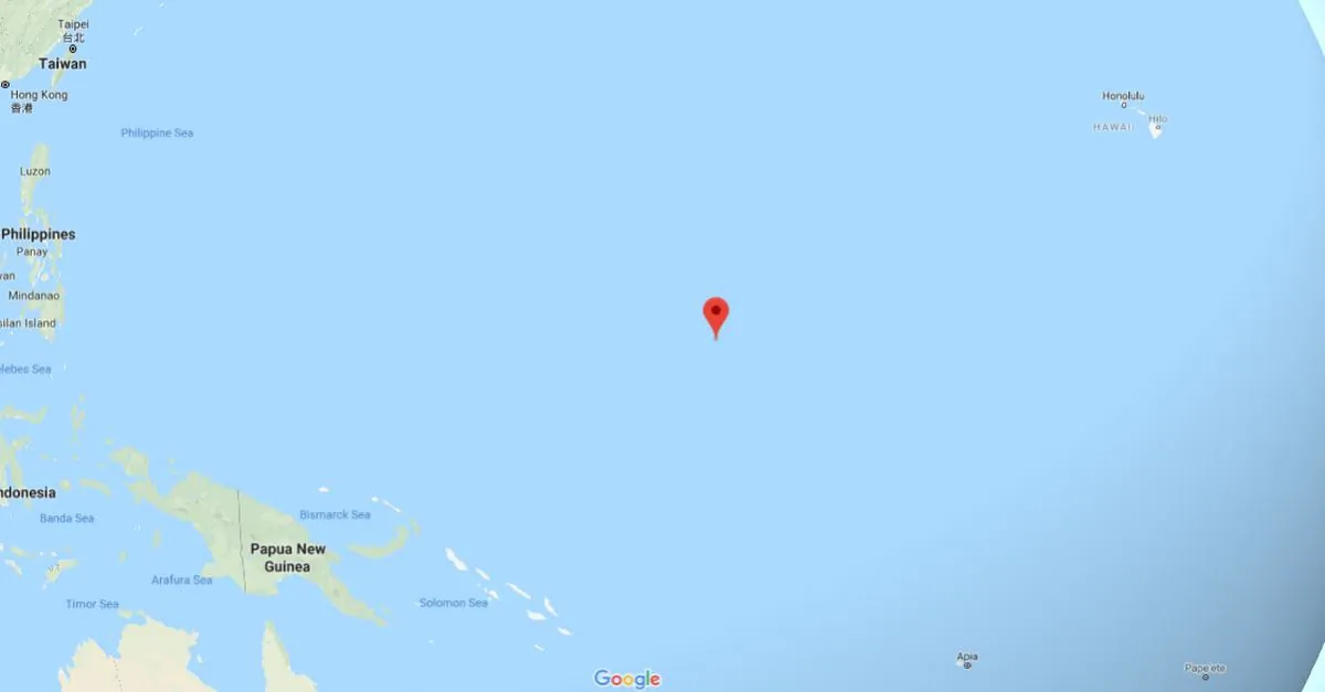 The Marshall Islands in the Pacific Ocean (Google Maps)