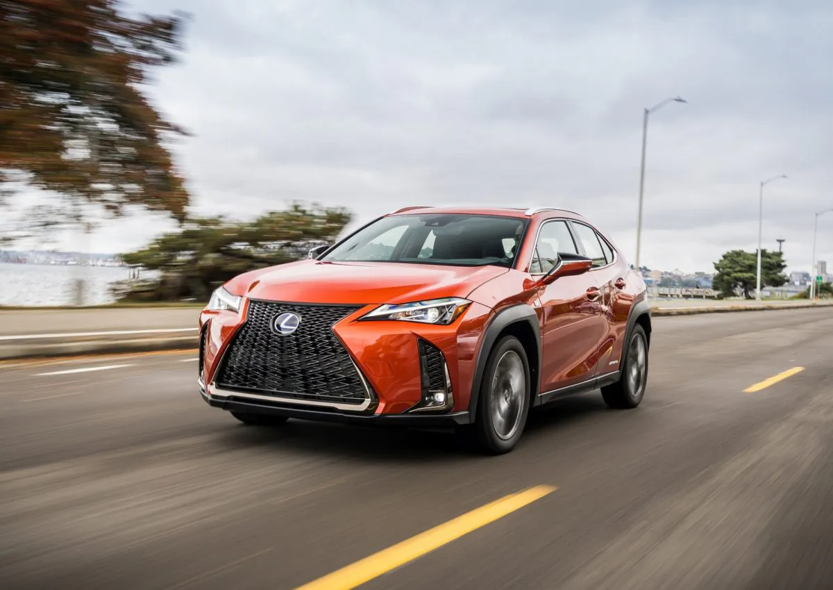 2019 Lexus UX in Cadmium Orange. (Courtesy of Lexus)