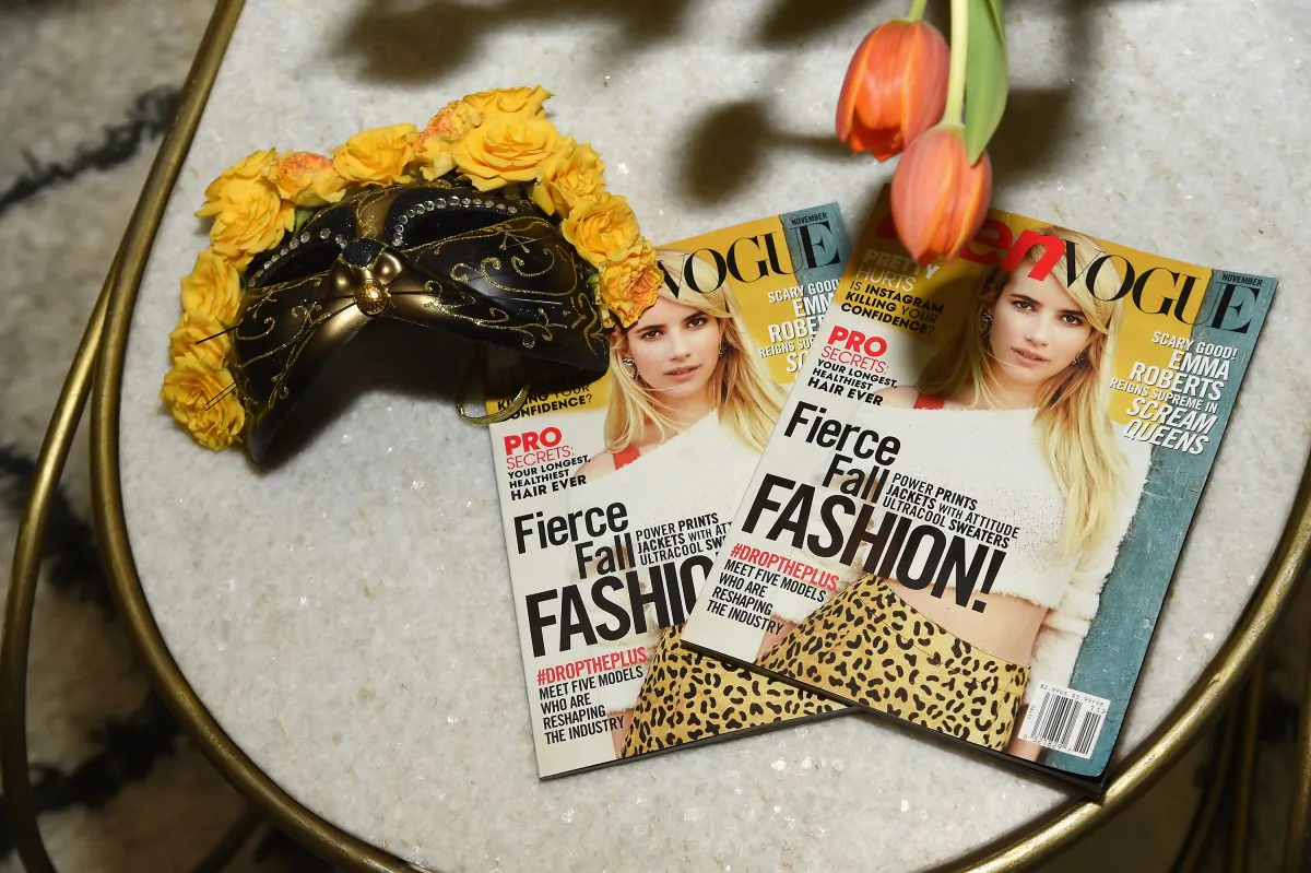Teen Vogue and Aerie celebrate Emma Roberts November Cover at 58 Gansevoort on October 24, 2015 in New York City. Jamie McCarthy/Getty Images for Teen Vogue