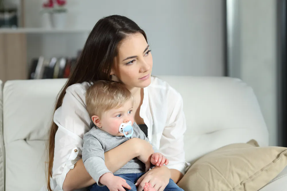 Many moms can fall into a trap: comparing their lives to those of other moms. (Antonio Guillem/Shutterstock)