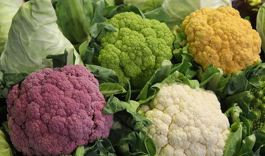 Different kinds of cauliflower. (Sean Gallup/Getty Images)
