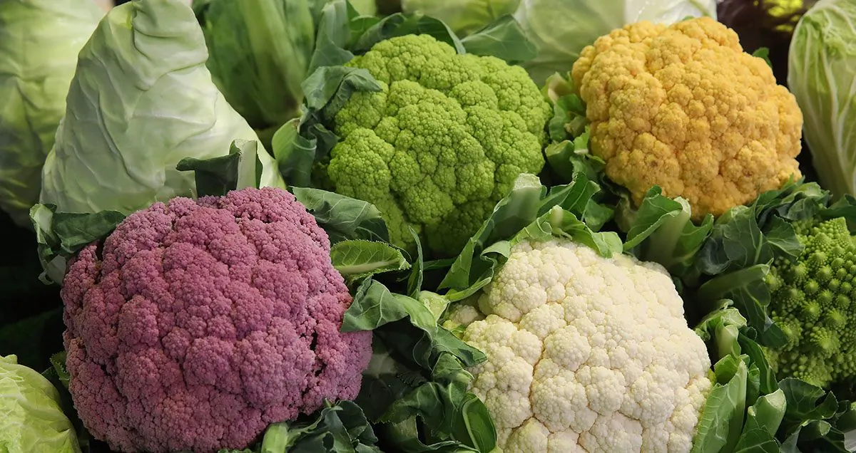 Different kinds of cauliflower. (Sean Gallup/Getty Images)