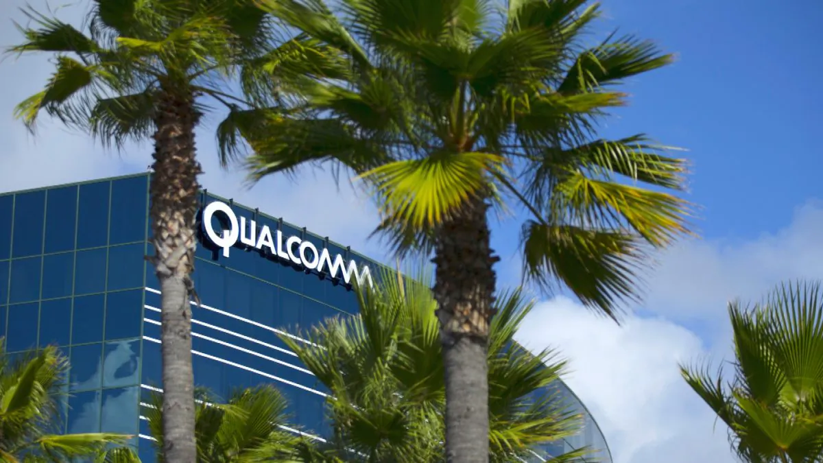 One of many Qualcomm buildings is shown in San Diego, Calif., on Nov. 3, 2015. (Mike Blake/Reuters)