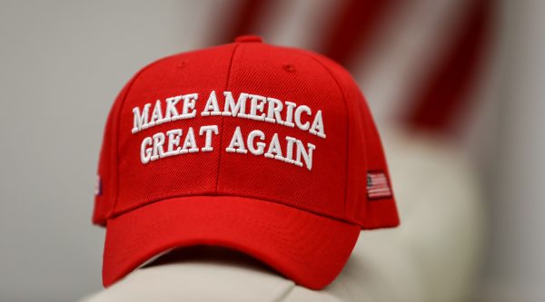 A Make America Great Again (MAGA) hat