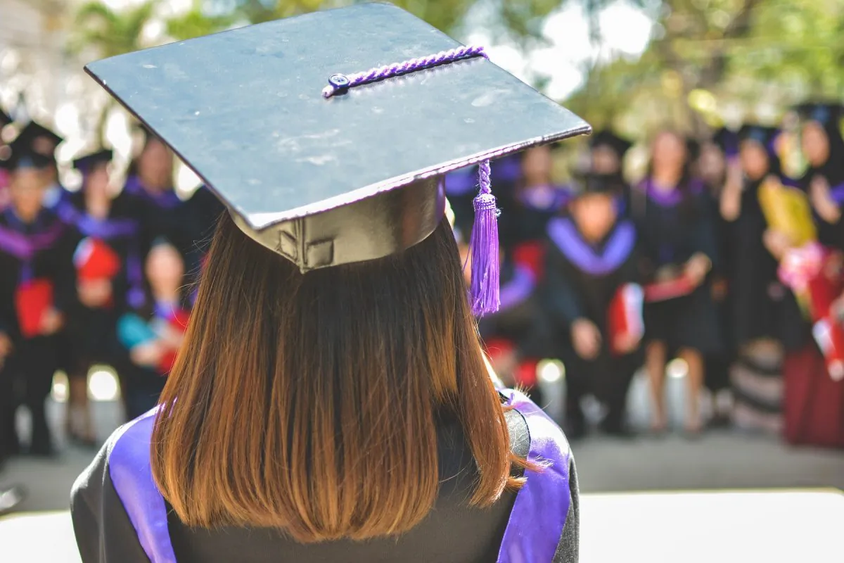 Stock image of a female graduate. (MD Duran/Unsplash)