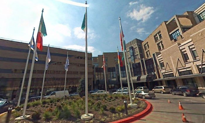 A stock photo of a hospital (Google Maps Street View/Screenshot)