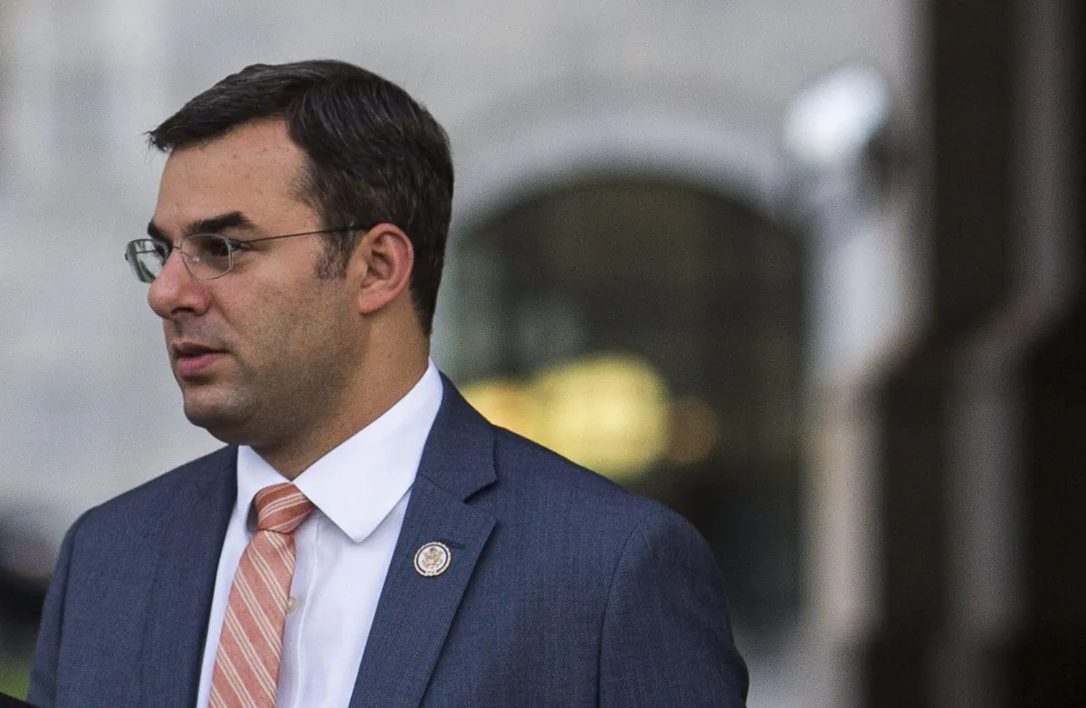 Rep. Justin Amash (R-Mich.) on Capitol Hill in Washington, on May 31, 2015. (Drew Angerer/Getty Images)