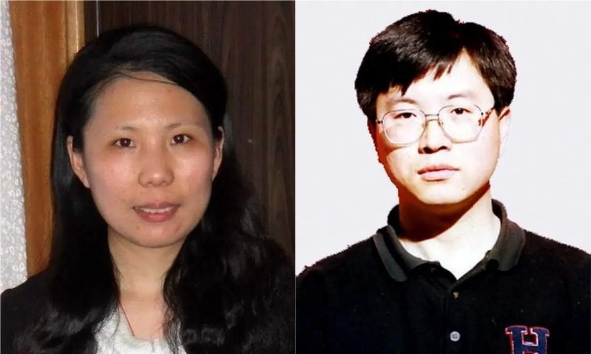 Li Shanshan (L) and Zhou Xiangyang have never been able to live a normal married life due to the brutal suppression of the Falun Gong spiritual practice in China. (Minghui.org)