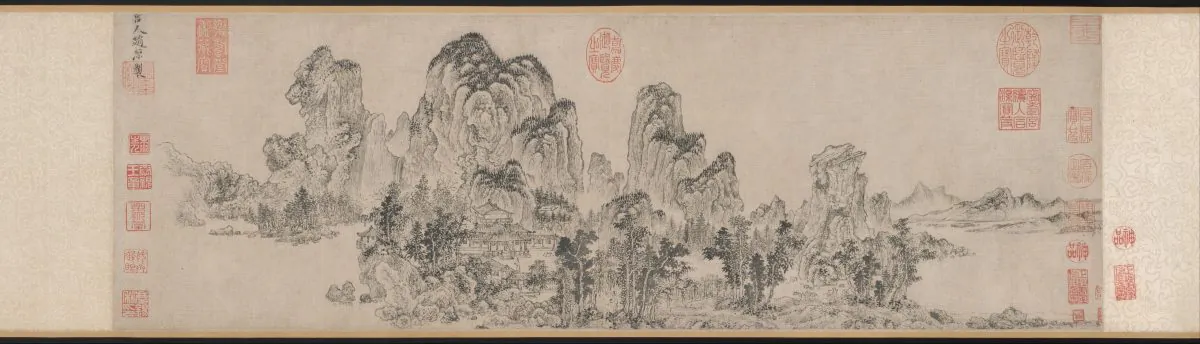 "Landscape,” late 14th century, by Zhao Yuan.  (The Metropolitan Museum of Art)