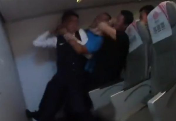 airplane fight parachute