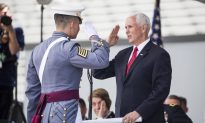 Mike Pence Congratulates West Point Grads