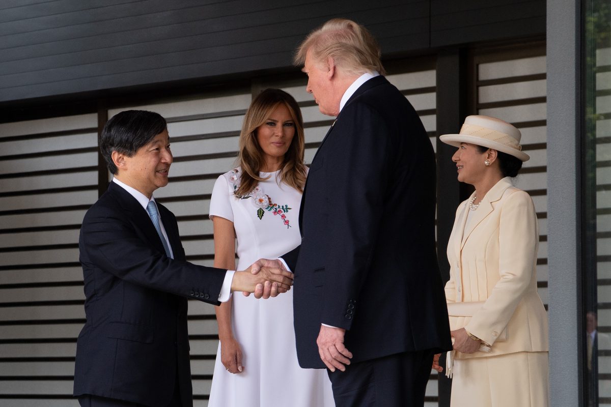 Trump and Melania visit Japan