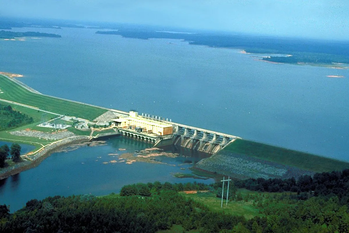 West Point Dam. (Adrien Lamarre/U.S. Army Corps of Engineers)
